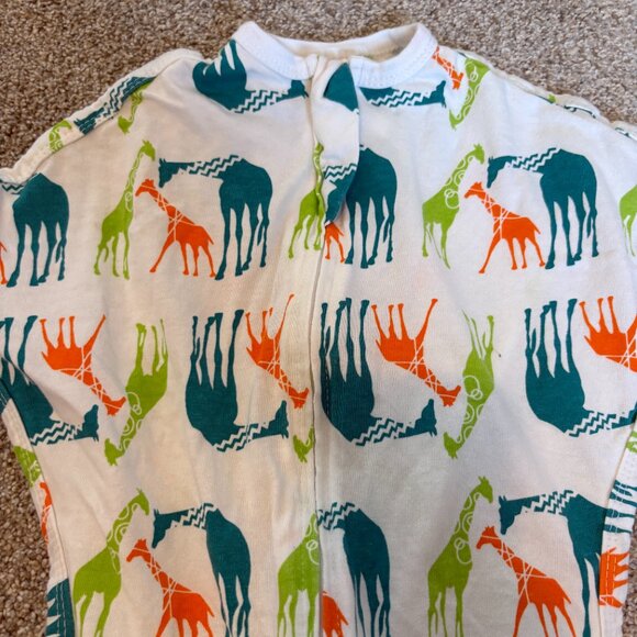 Zipadee-Zip Swaddle Transition Sleepsuit, Sleep sack, Size XS 3-6 month  Giraffe - Picture 4 of 7